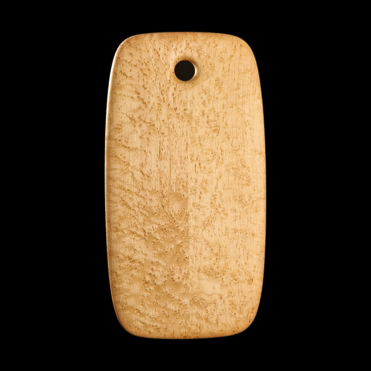 Primo #2 - 9.5" x 18" Bird's-Eye Maple Cutting Board