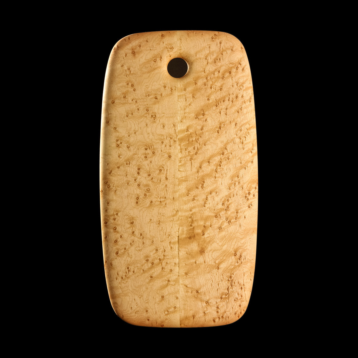 Primo #2 - 9.5" x 18" Bird's-Eye Maple Cutting Board