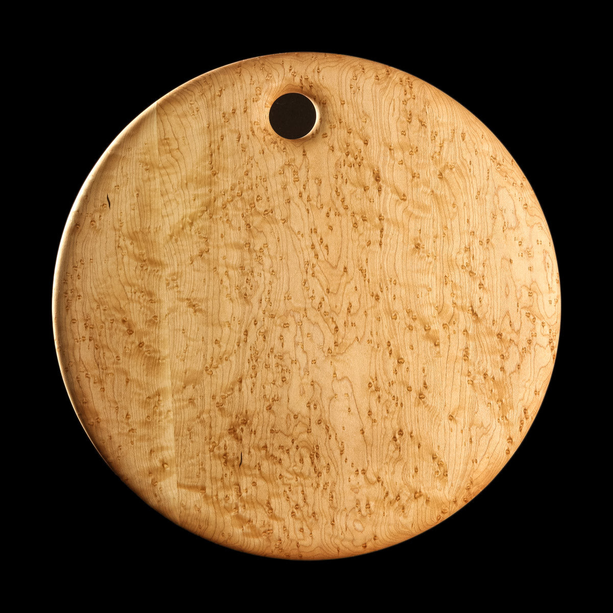 Primo #7 - 16" Round Bird's-Eye Maple Cutting Board