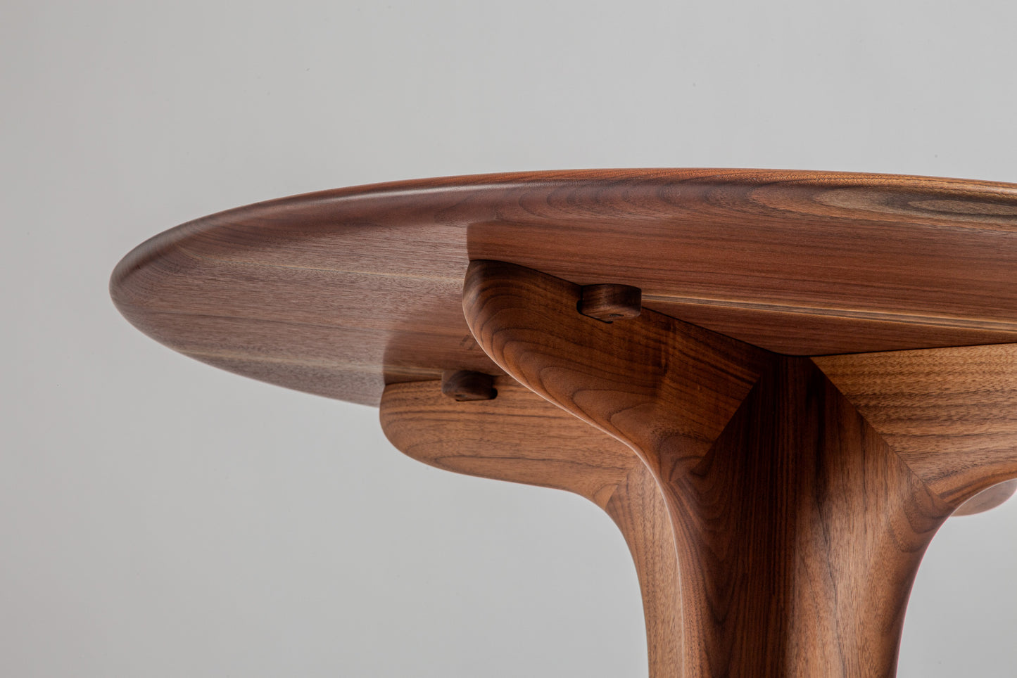 42" Walnut Pedestal Table