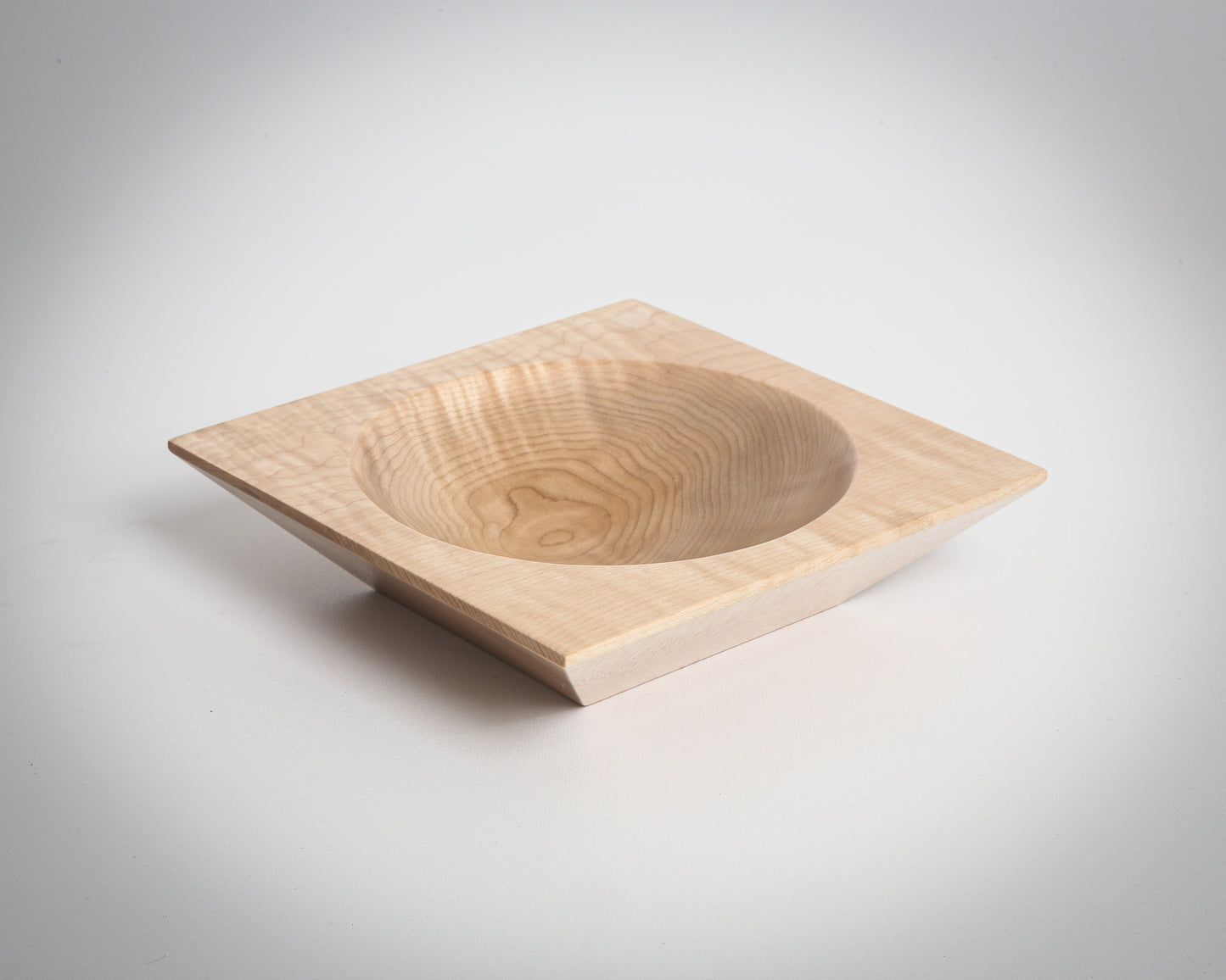 Curly Maple Kyoto Bowl (7" x 7")