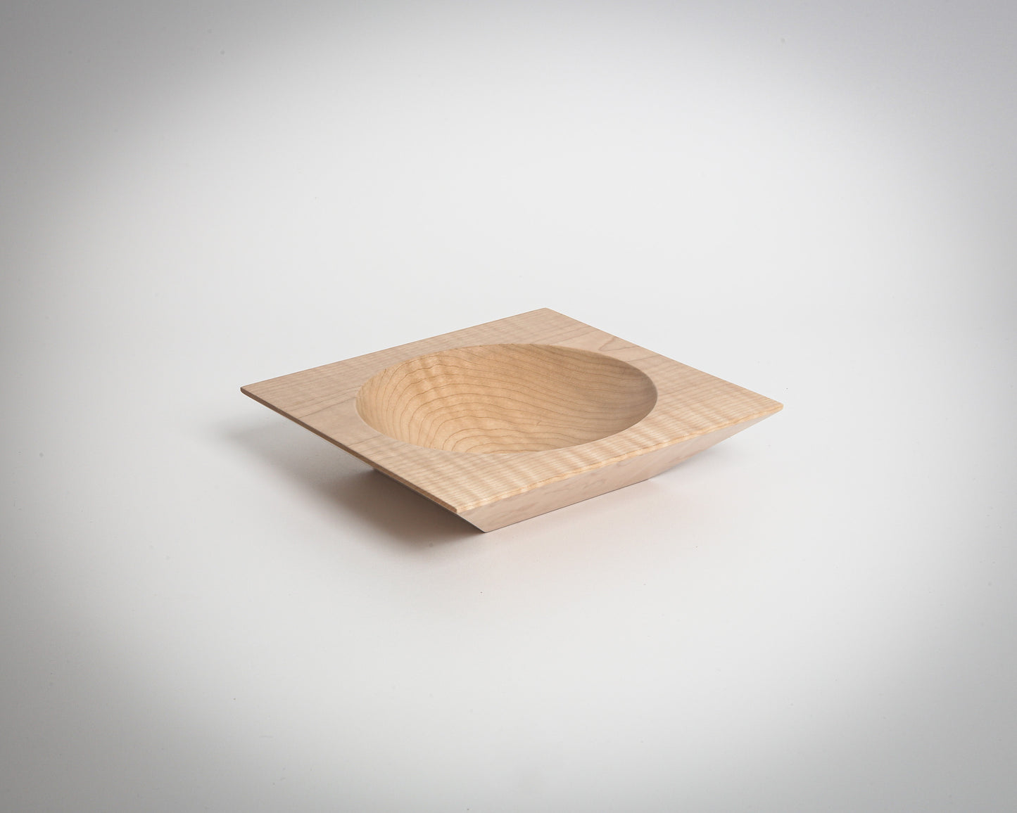 Curly Maple Kyoto Bowl (8" x 8")