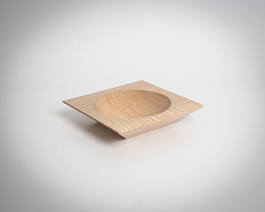 Curly Maple Kyoto Bowl (8" x 8")