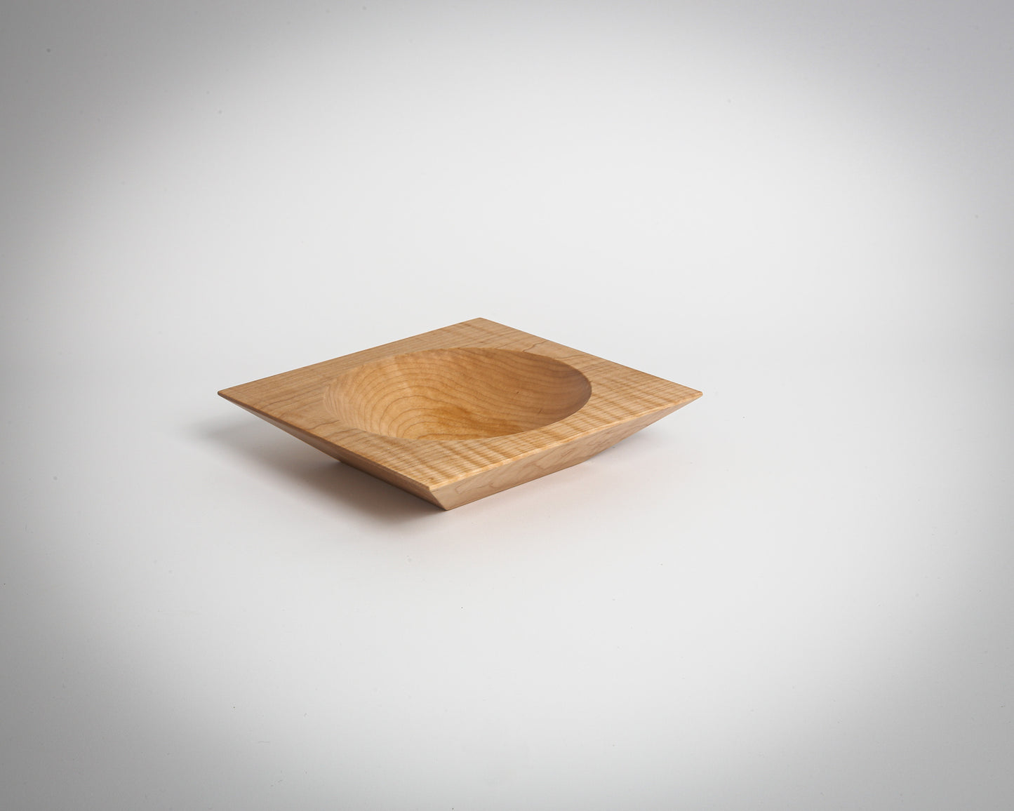 Curly Maple Kyoto Bowl (8" x 8")