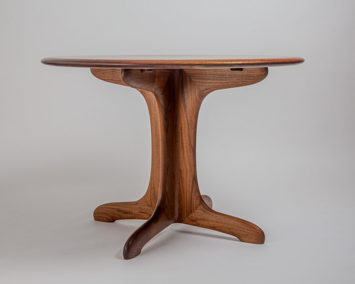 42" Walnut Pedestal Table