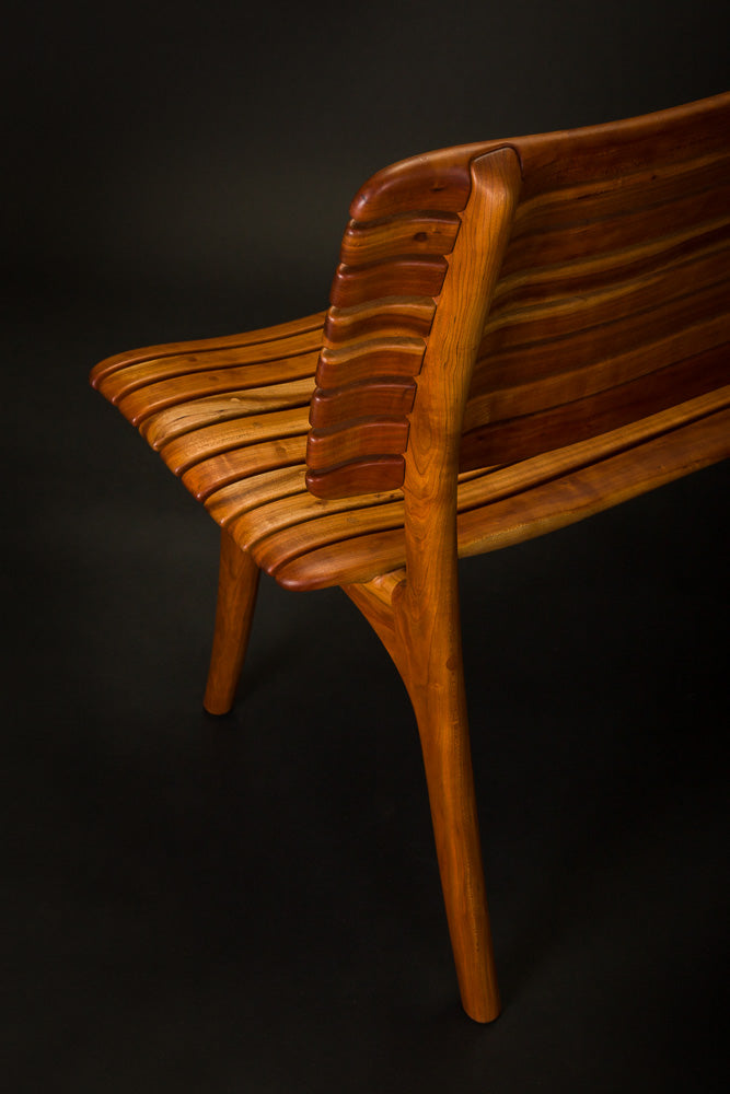 Cherry Slat Bench