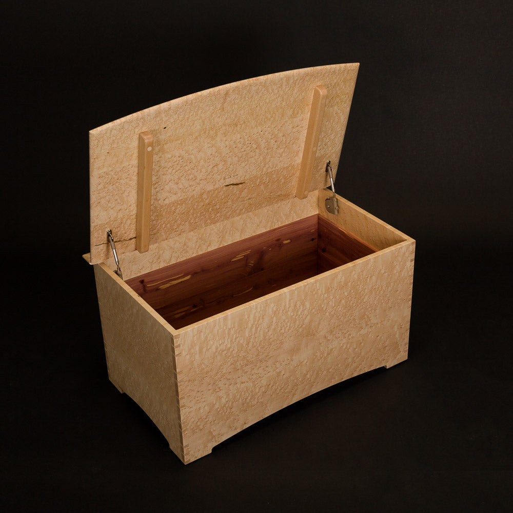 Bird's-Eye Maple Blanket Chest