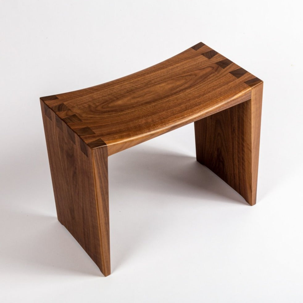 Walnut Dovetail Stool
