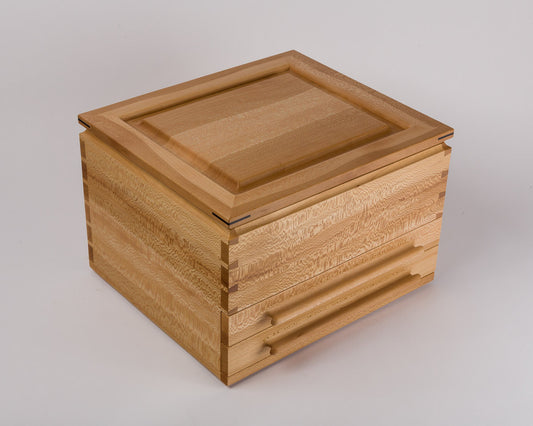 Quarter-sawn Sycamore Jewelry Chest