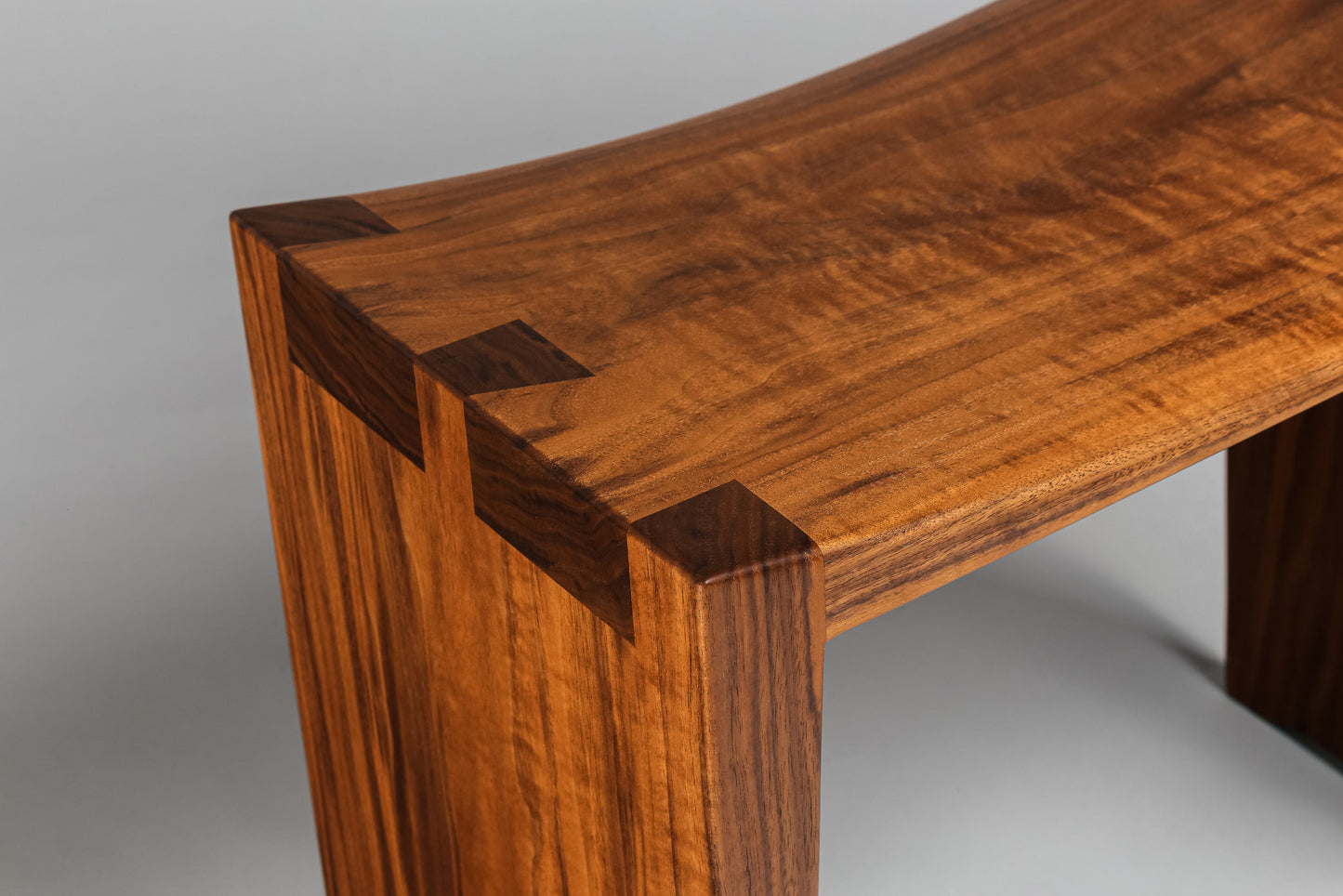 Walnut Dovetail Stool