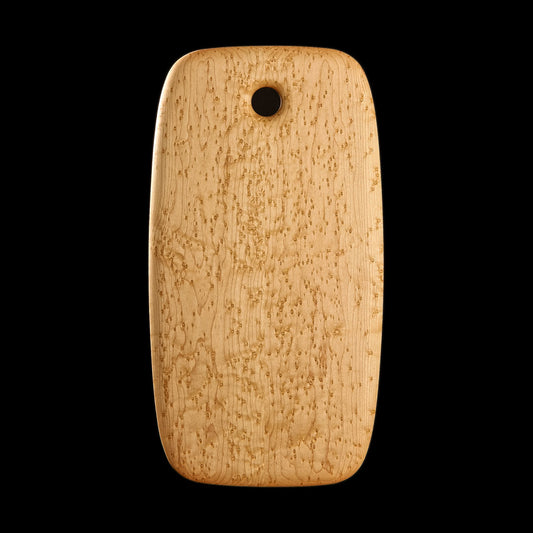 Primo #2 - 9.5" x 18" Bird's-Eye Maple Cutting Board