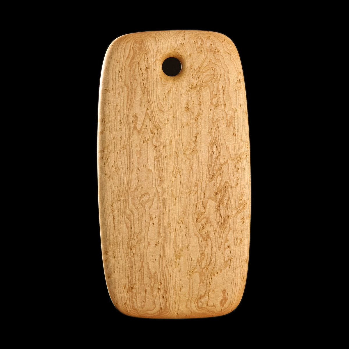 Primo #2 - 9.5" x 18" Bird's-Eye Maple Cutting Board