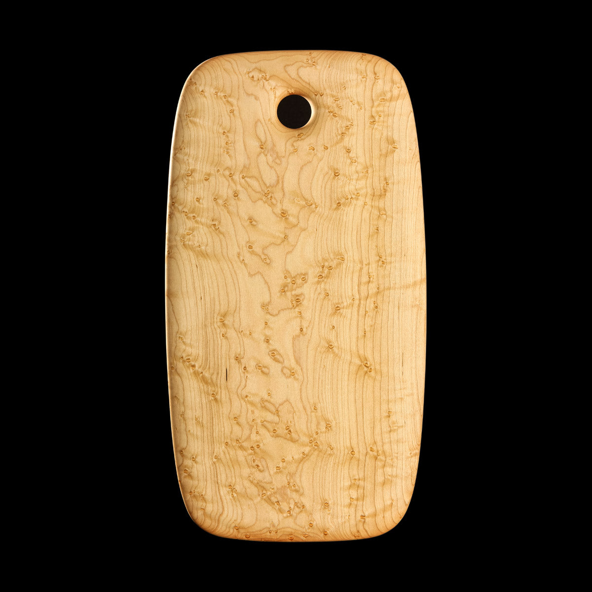 Primo #2 - 9.5" x 18" Bird's-Eye Maple Cutting Board