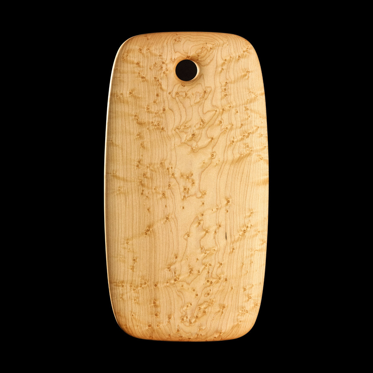 Primo #2 - 9.5" x 18" Bird's-Eye Maple Cutting Board