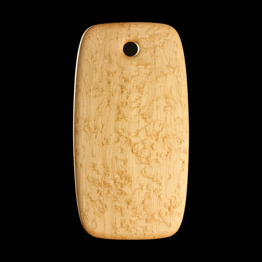 Primo #2 - 9.5" x 18" Bird's-Eye Maple Cutting Board