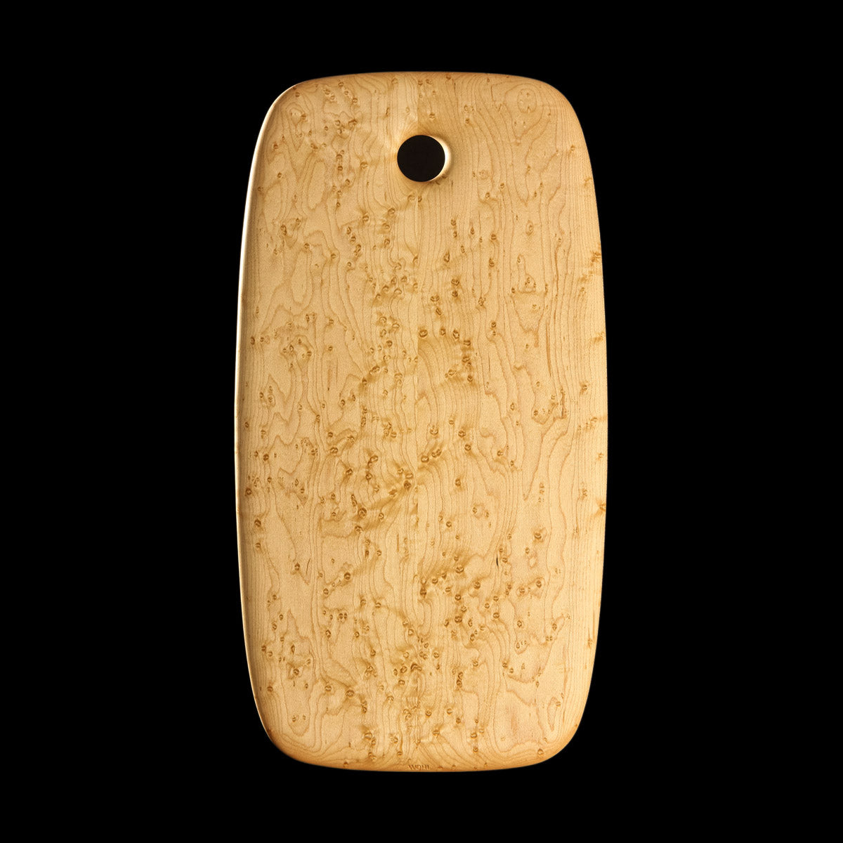 Primo #2 - 9.5" x 18" Bird's-Eye Maple Cutting Board