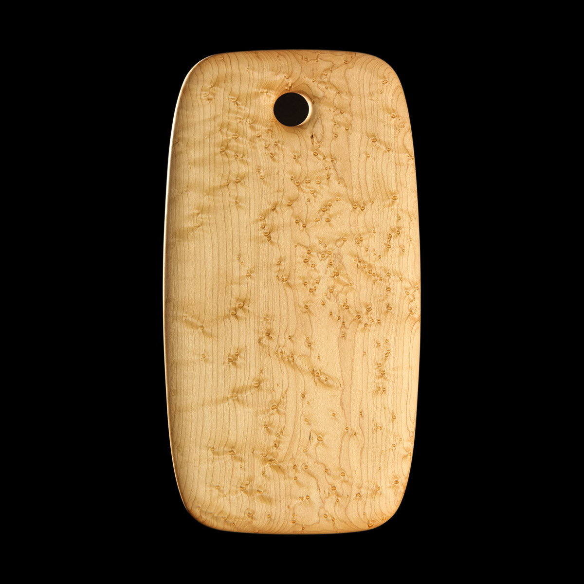 Primo #2 - 9.5" x 18" Bird's-Eye Maple Cutting Board