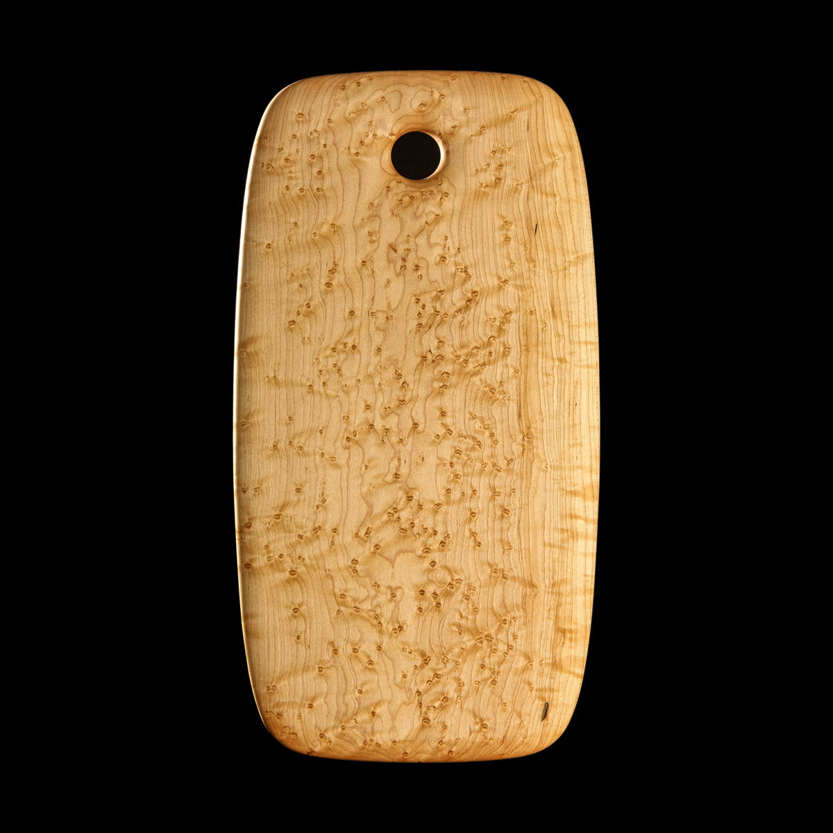 Primo #2 - 9.5" x 18" Bird's-Eye Maple Cutting Board