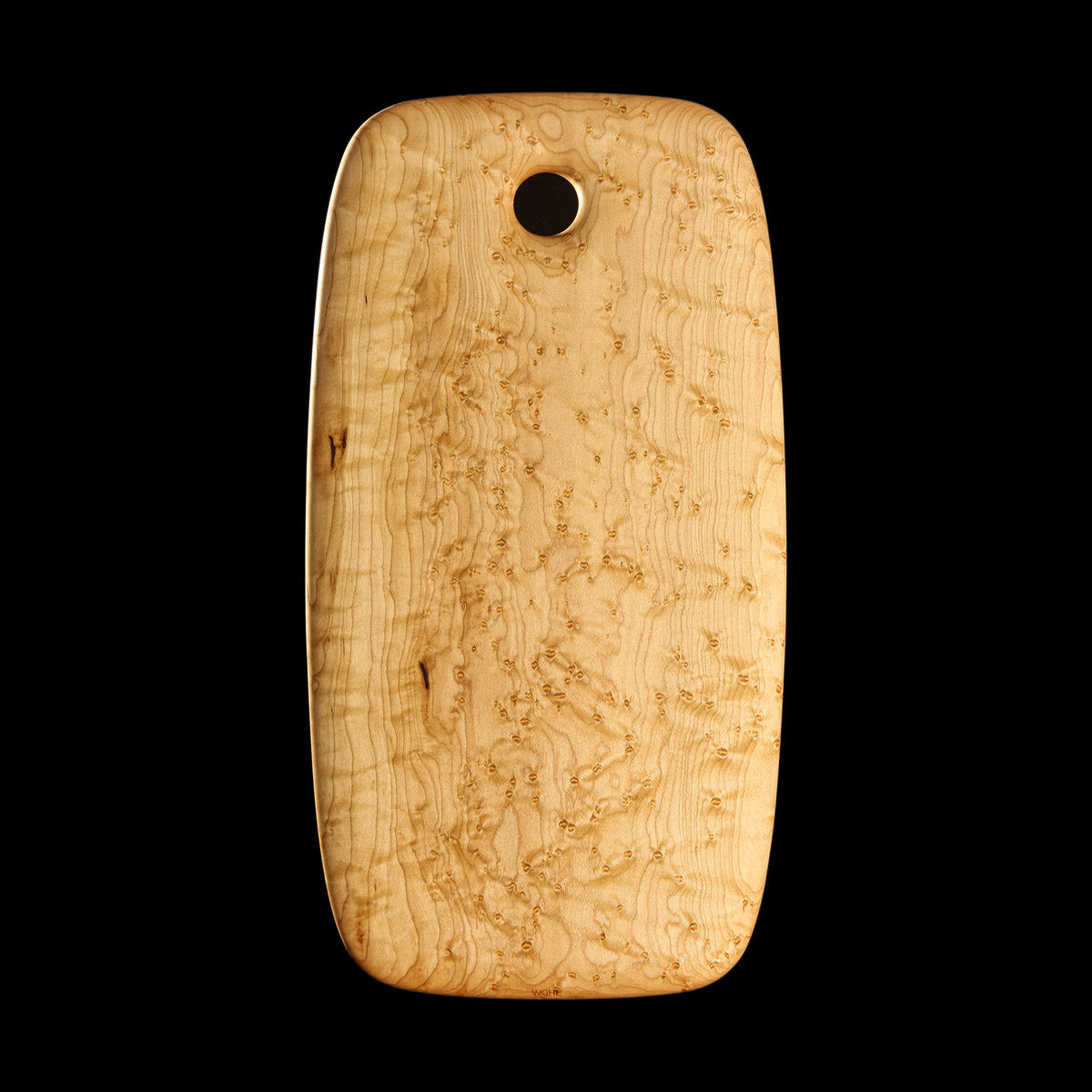 Primo #2 - 9.5" x 18" Bird's-Eye Maple Cutting Board