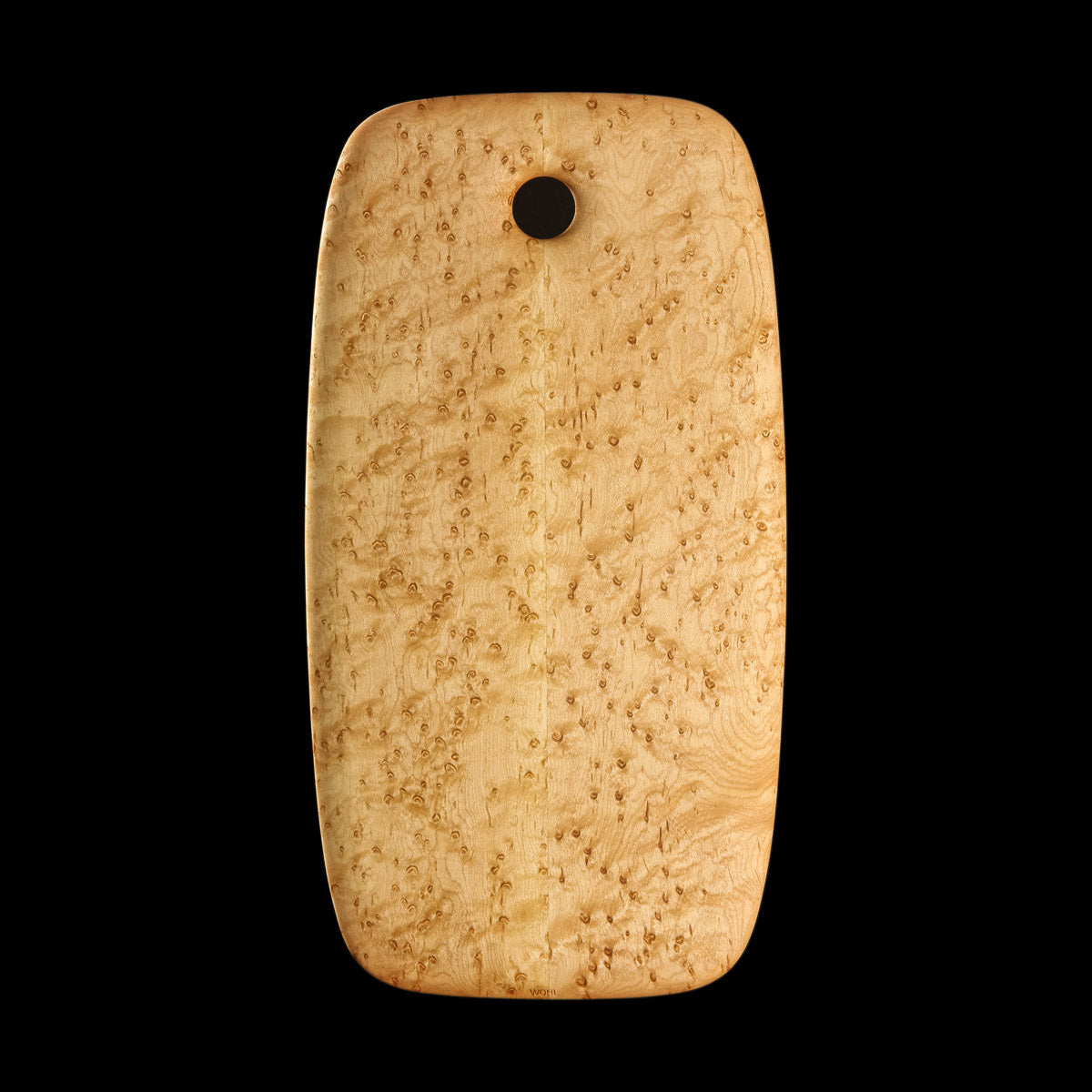 Primo #2 - 9.5" x 18" Bird's-Eye Maple Cutting Board