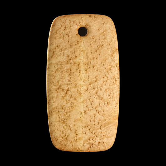 Primo #2 - 9.5" x 18" Bird's-Eye Maple Cutting Board