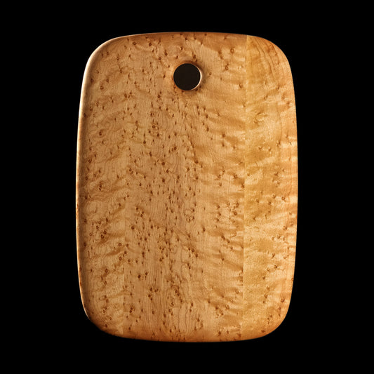 Primo #4 - 11" x 15.5" Bird's-Eye Maple Cutting Board