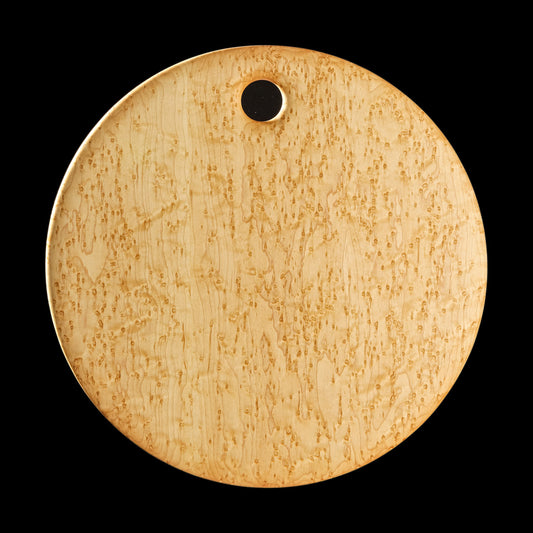 Primo #7 - 16" Round Bird's-Eye Maple Cutting Board