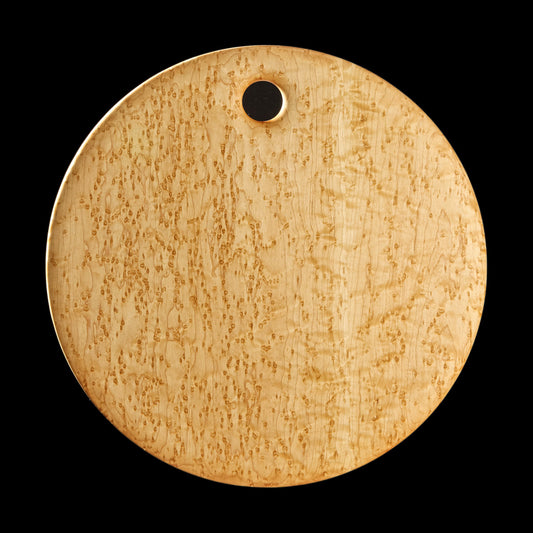 Primo #7 - 16" Round Bird's-Eye Maple Cutting Board