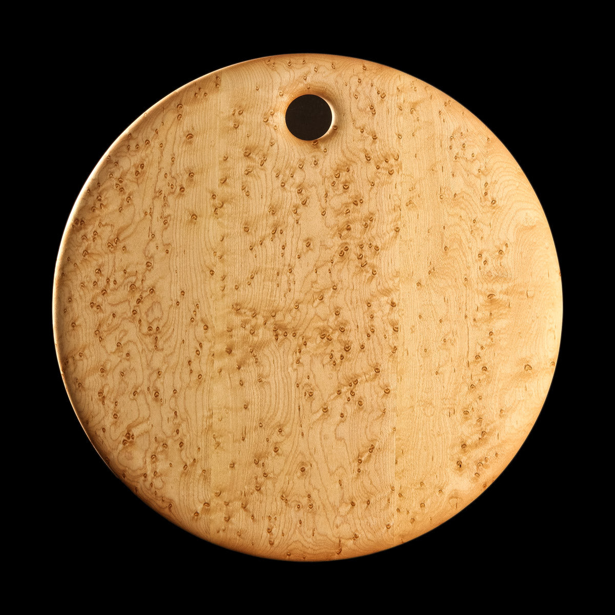 Primo #7 - 16" Round Bird's-Eye Maple Cutting Board