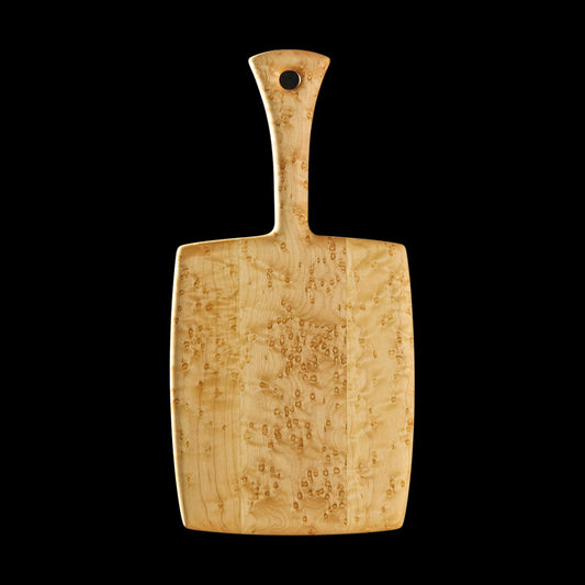 Primo #10 - 7.25" x 15.5" Bird's-Eye Maple Cutting Board
