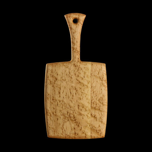 Primo #10 - 7.25" x 15.5" Bird's-Eye Maple Cutting Board