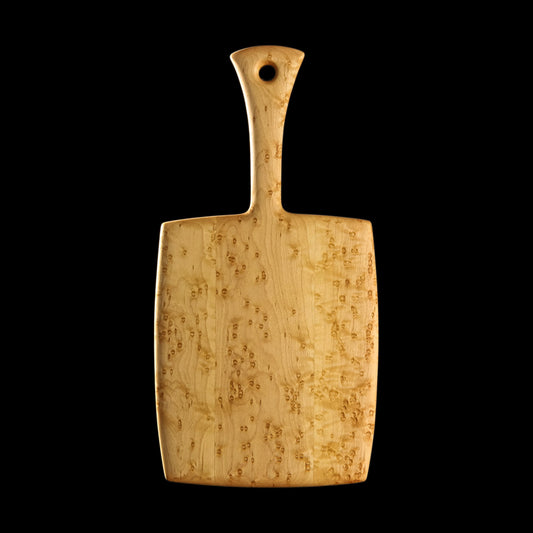 Primo #10 - 7.25" x 15.5" Bird's-Eye Maple Cutting Board