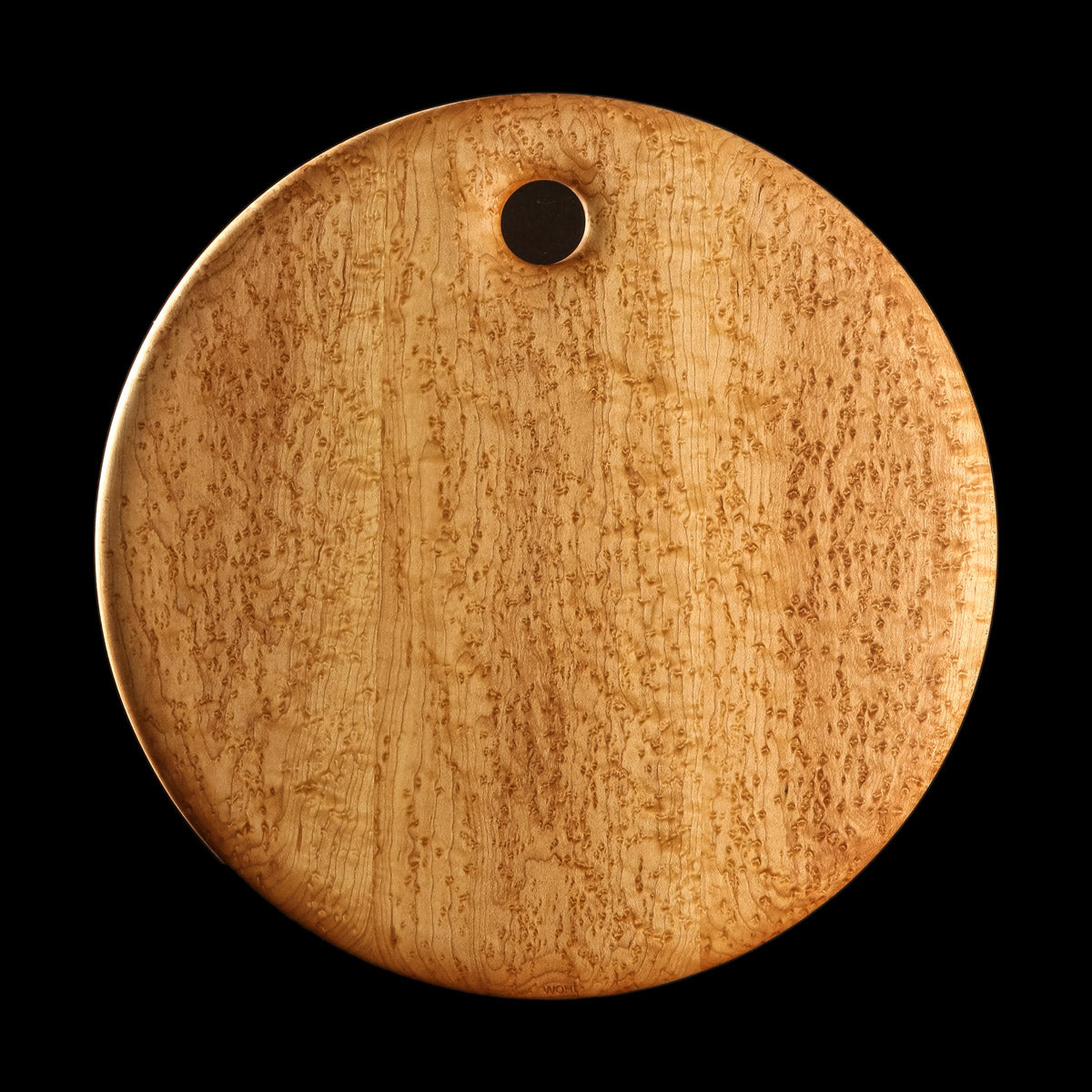 Primo #14 - 14" Round Bird's-Eye Maple Cutting Board