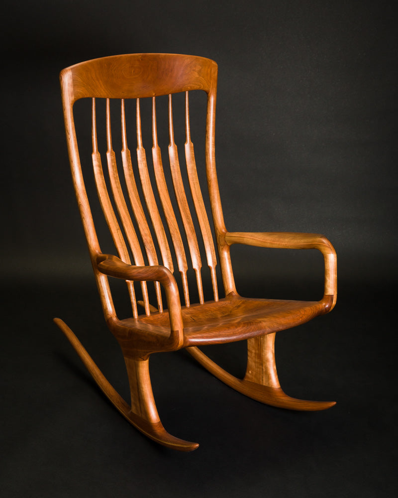 Cherry Rocking Chair – Edward Wohl Woodworking & Design
